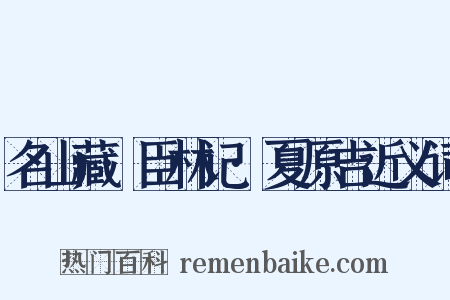 名山藏·臣林记·夏原吉近义词是什么意思的图片
